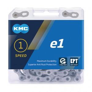 Kette KMC e1 EPT für Nabenschaltung schmal 110 Glieder silber