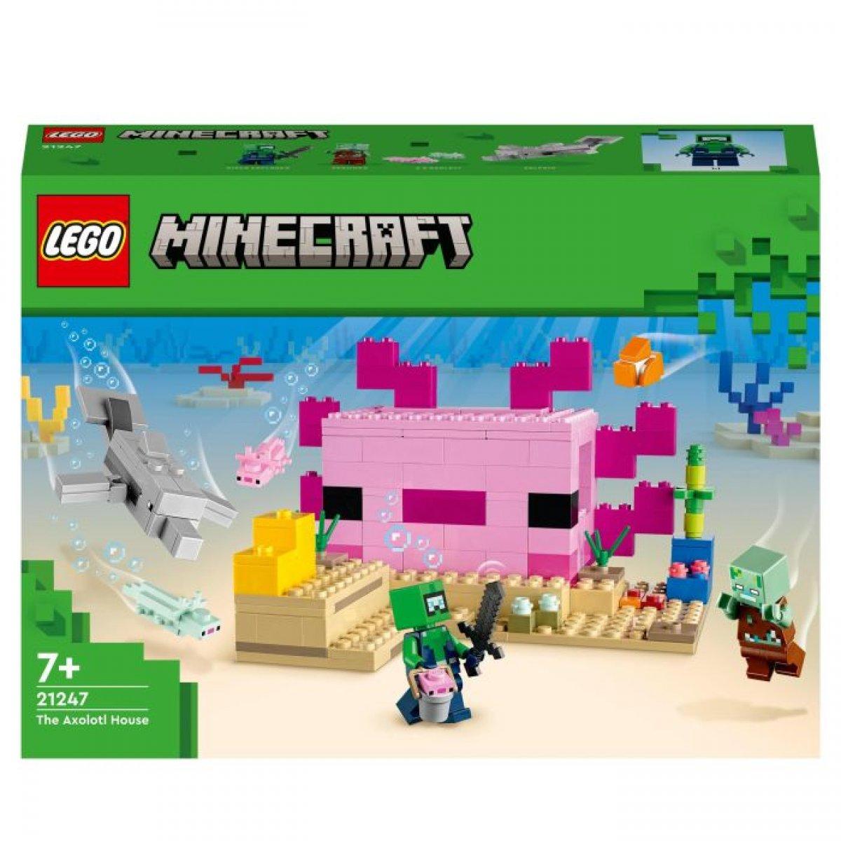 LEGO  Minecraft Das Axolotl-Haus