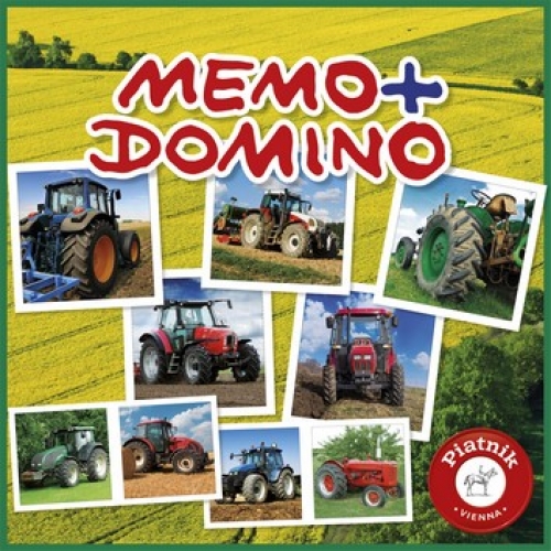 Piatnik Memo Domino Traktoren