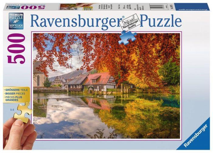 Ravensburger Puzzle Gold Edtition Mhle am Blautopf 500T