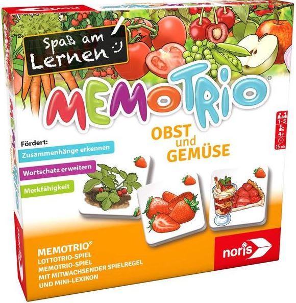 Memo Trio Obst und Gemüse