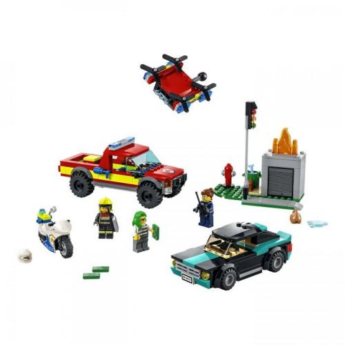Lego City Löscheinsatz und Verfolgungsjagd